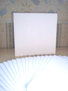145 x 145mm White Card Blanks - Pack of 100