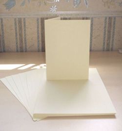 50 Cream Card Blanks + Envelopes - Value Pack (A6/C6)
