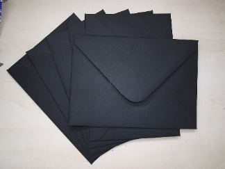C6 Black Envelope (singles)