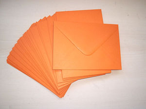 C6 Orange Envelopes (singles)
