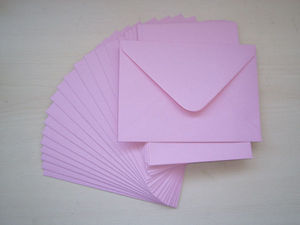 C6 Pastel Pink Envelopes (singles)