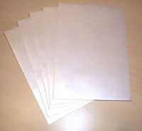 C6 Oyster White Pearlescent Envelopes (singles)