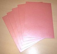 C6 Shell Pink Pearlescent Envelopes (singles)