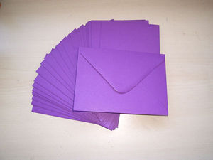 C6 Purple Envelopes (singles)
