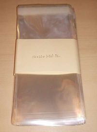 DL Cello Bags (114x220mm + 25mm lip) Self Seal - Box of 1000