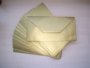 DL Envelopes - Gold (x25)