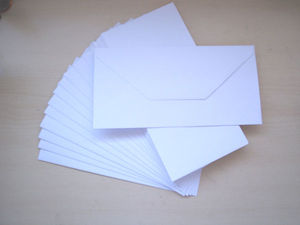 DL Envelopes - White (x25)